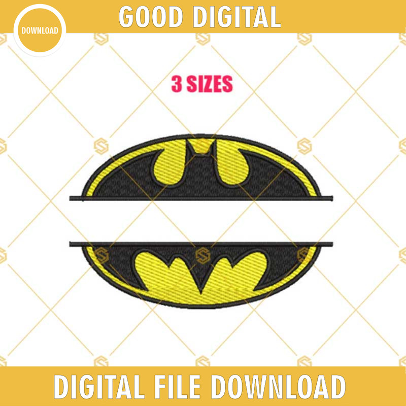 Batman Logo Monogram Embroidery Designs, Batman Logo Embroidery Design File, Batman Machine Embroidery Design.jpg