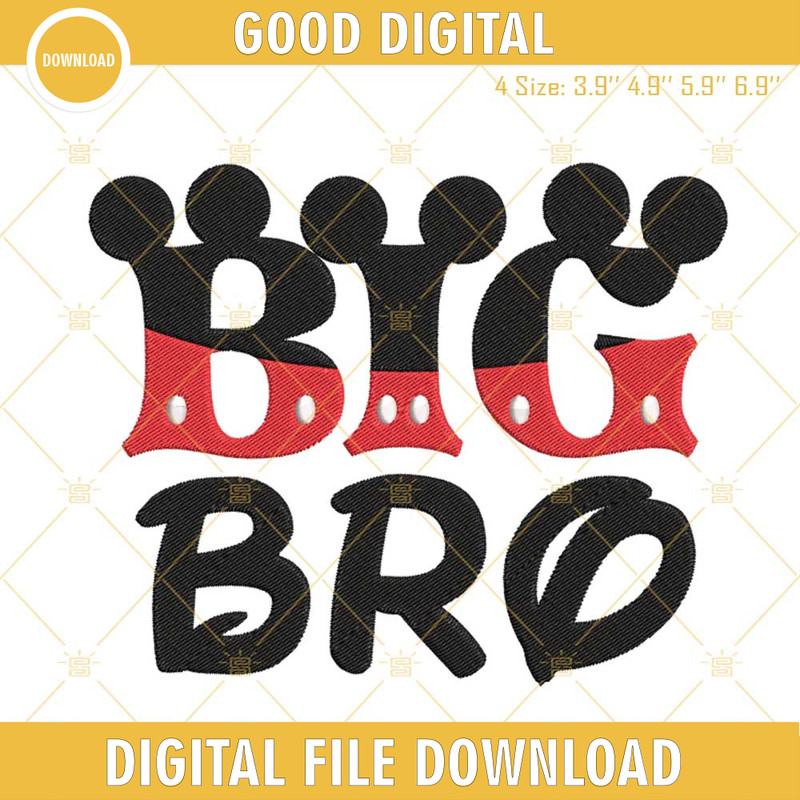 Big Bro Mickey Mouse Machine Embroidery Design Files.jpg