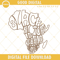 Black History Is World History Africa Map Machine Embroidery Design File.jpg