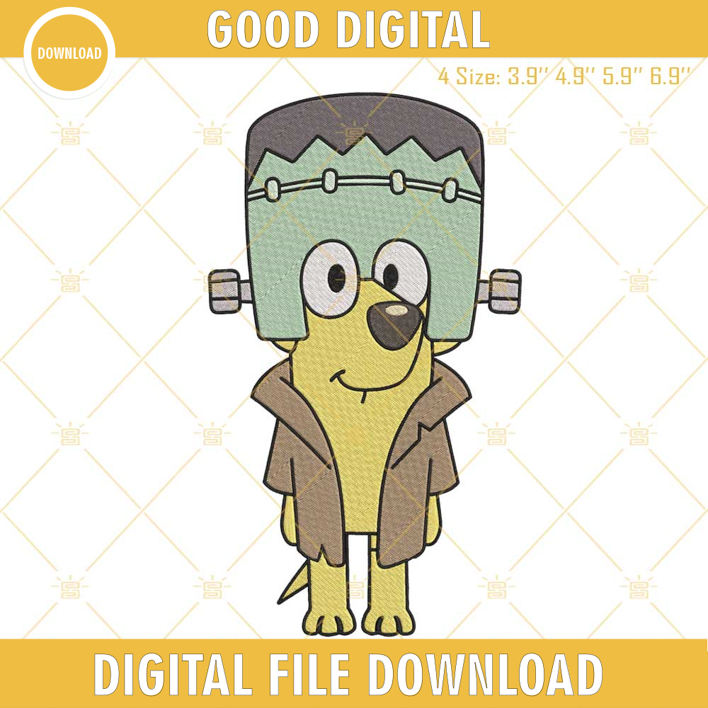 Bluey Frankenstein Halloween Embroidery Designs, Bluey Halloween Files.jpg