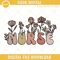 Boho Floral Nurse Embroidery Design, Retro Nurse Embroidery File.jpg