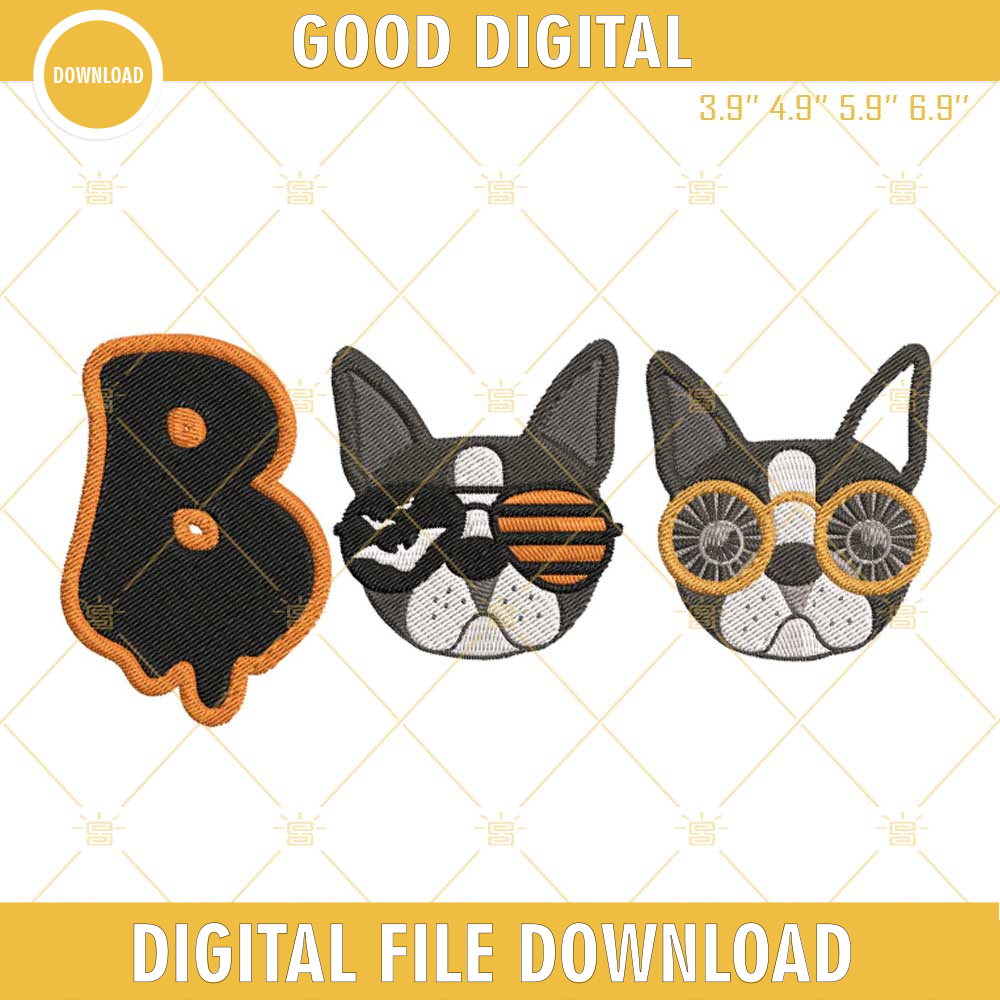 Boo Boston Terrier Halloween Embroidery Design Files.jpg