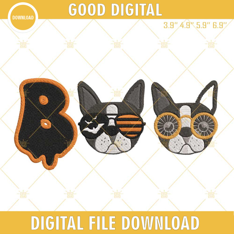 Boo Boston Terrier Halloween Embroidery Design Files.jpg