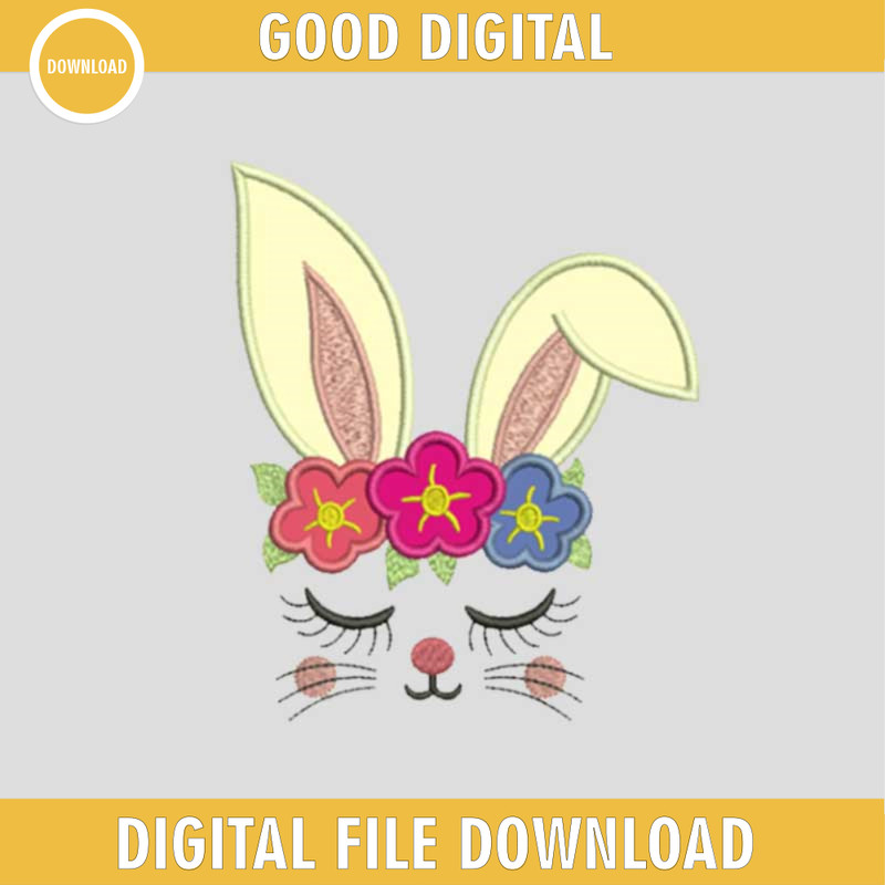 Bunny Ears Design, Bunny Ears Embroidery Files, Bunny Machine Embroidery Design.jpg