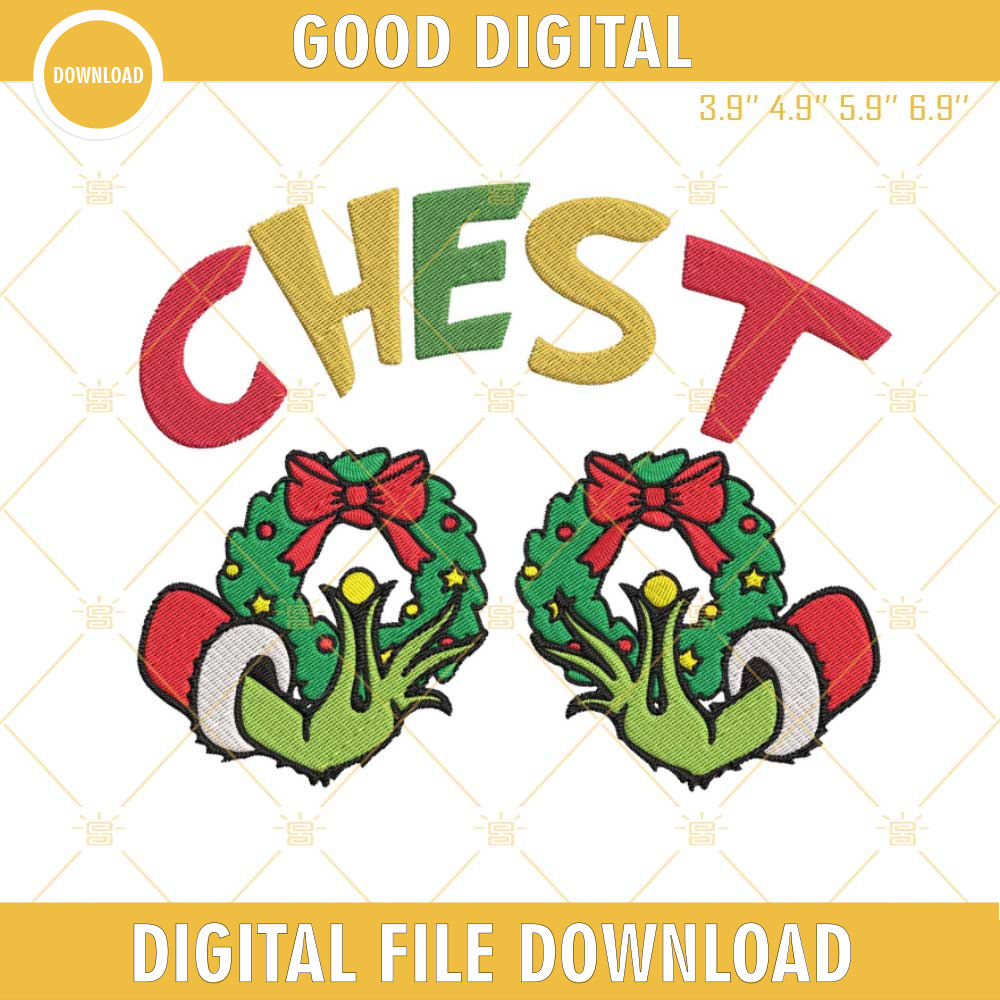 Chest Grinch Hand Christmas Embroidery Design Files.jpg