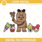 Chewbacca Disney Snacks Embroidery Designs, Disney Star Wars Vacation Machine Embroidery Files.jpg