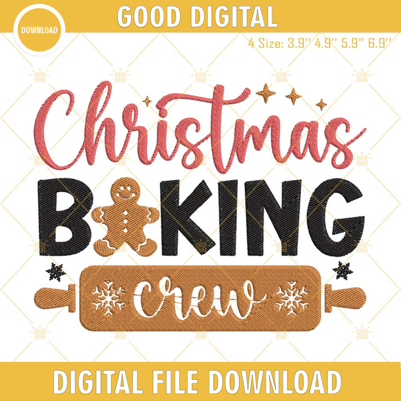 Christmas Baking Crew Embroidery Design File.jpg
