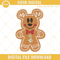 Christmas Mickey Gingerbread Cookie Embroidery Design File.jpg