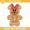 Christmas Minnie Gingerbread Cookie Embroidery Design File.jpg