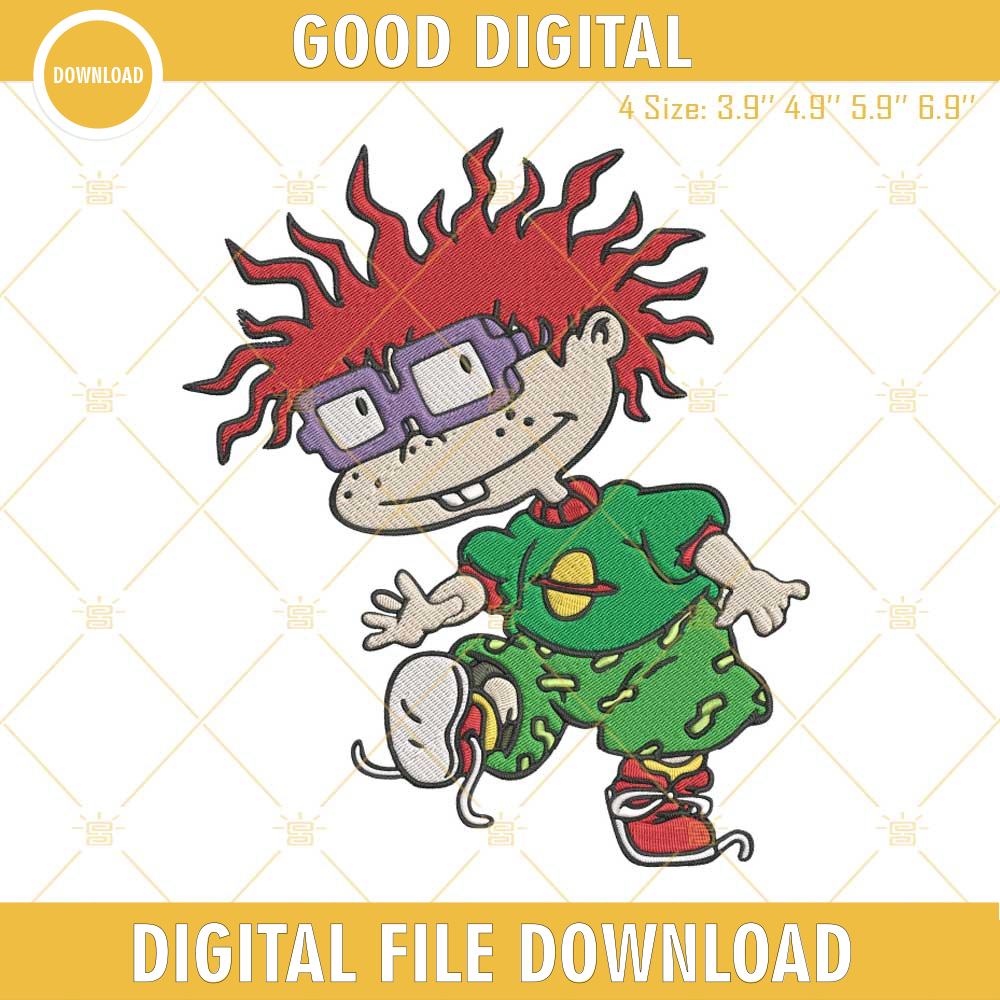 Chuckie Finster Rugrats Machine Embroidery Design File.jpg