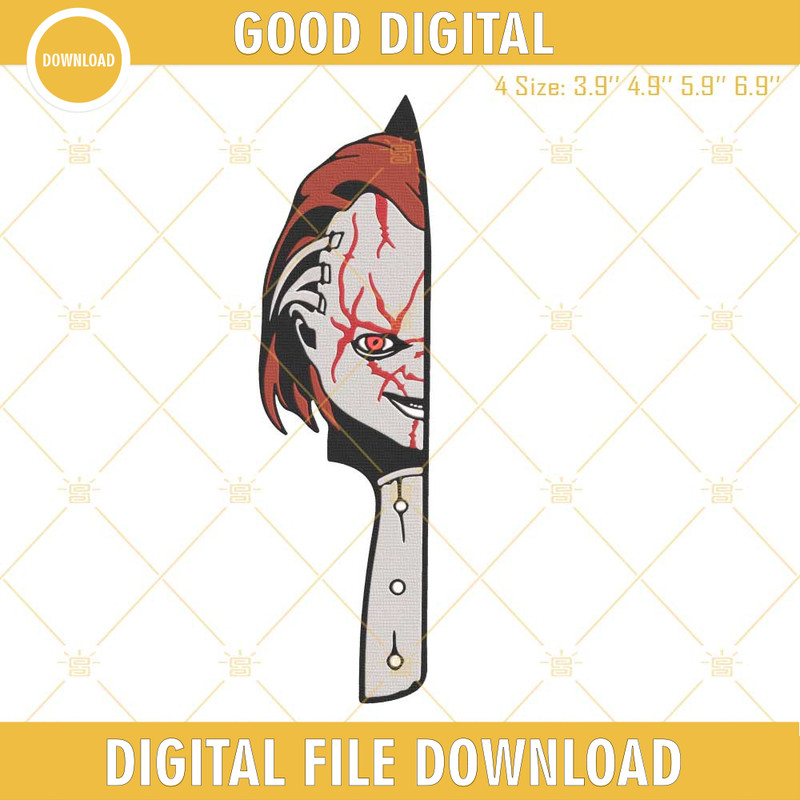 Chucky Knife Embroidery Designs, Chucky Horror Embroidery Pattern.jpg