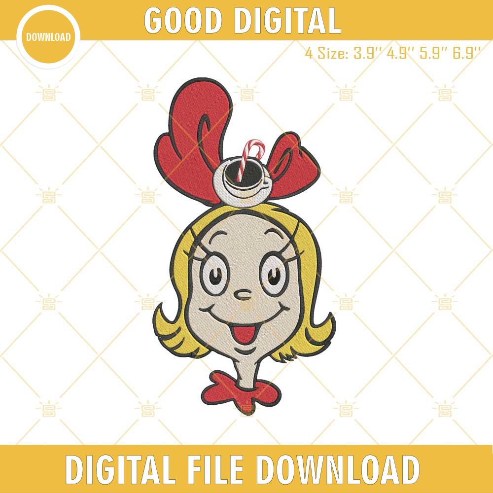 Cindy Lou Who Candy Cane Embroidery Design File.jpg
