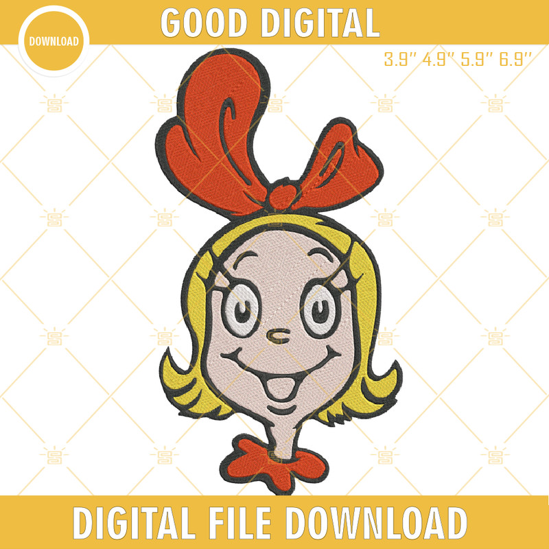 Cindy Lou Who Face Embroidery Design File.png