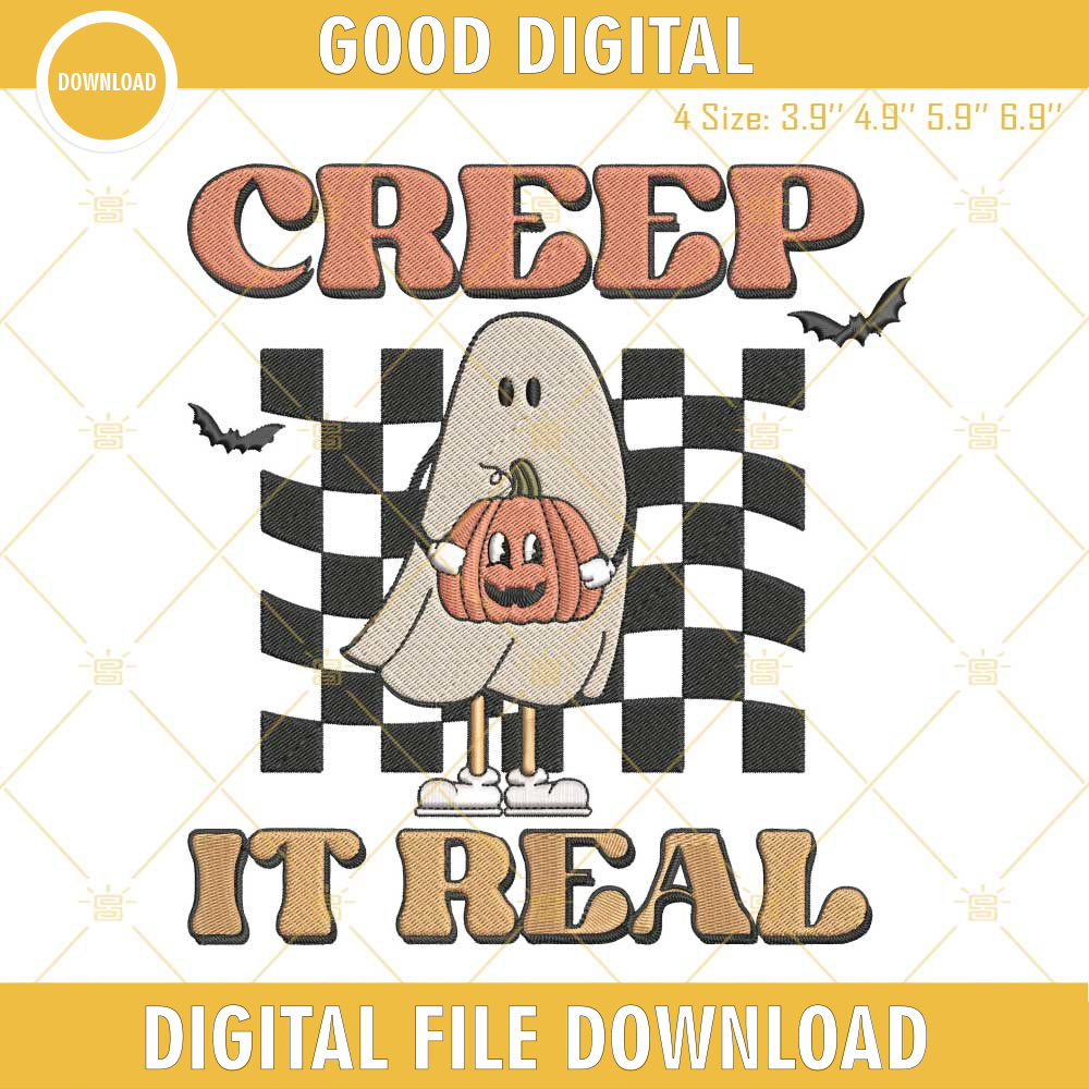 Creep It Real Ghost Pumpkin Halloween Embroidery Designs.jpg
