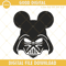 Darth Vader Mickey Ears Machine Embroidery Designs, Star Wars Disney Mouse Embroidery Files.jpg