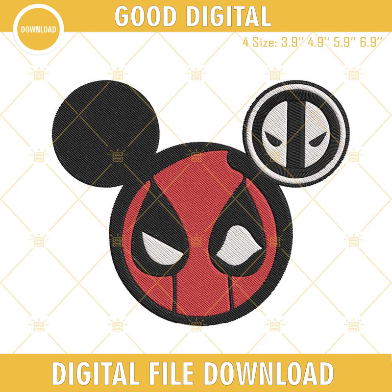Deadpool Mickey Ears Embroidery Design File.jpg