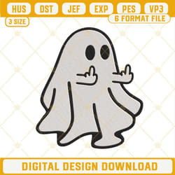 boo ghost middle finger embroidery designs.jpg