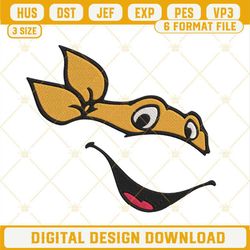 michelangelo ninja turtle mask embroidery designs, the teenage mutant ninja turtles embroidery files.jpg