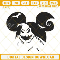 oogie boogie mouse ears embroidery designs, nightmare before christmas embroidery files.jpg