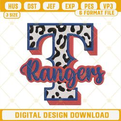 texas rangers leopard embroidery designs, texas baseball team embroidery files.jpg