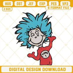 thing 1 embroidery design, thing one and thing two dr seuss embroidery design file.jpg