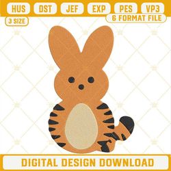 tigger disney peep bunny embroidery design, happy easter pooh embroidery file.jpg