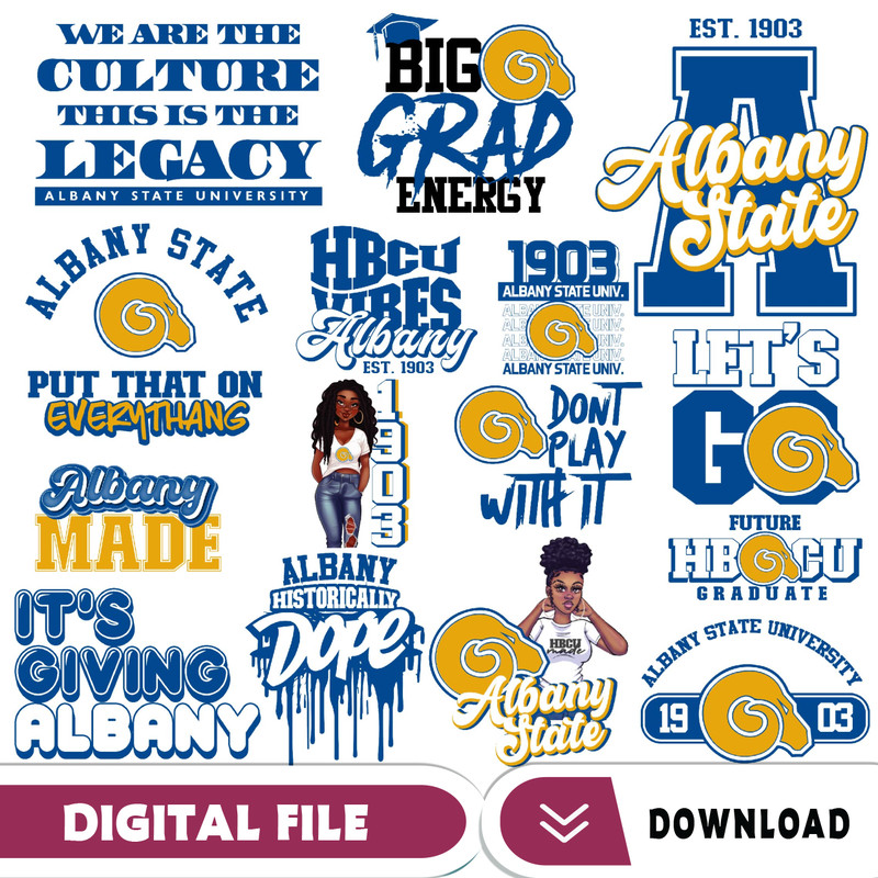 Albany State University Svg, Hbcu Collection, New Hbcu 2023, Hbcu Svg, Historically Black College Designs Svg, Svg For.jpg