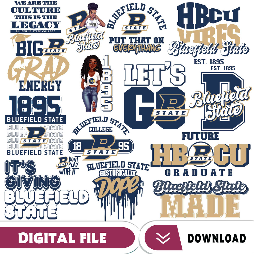 Bluefield State Svg, Hbcu Collection, New Hbcu 2023, Hbcu Svg, Historically Black College Designs Svg, Svg For Cricut.jpg