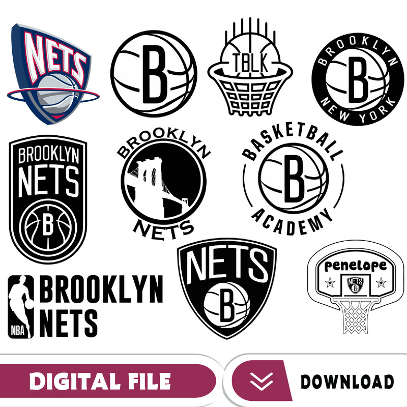 Brooklyn Nets svg, NBA Teams Svg, NBA Svg, Png, Bundle, Digital Download.jpg
