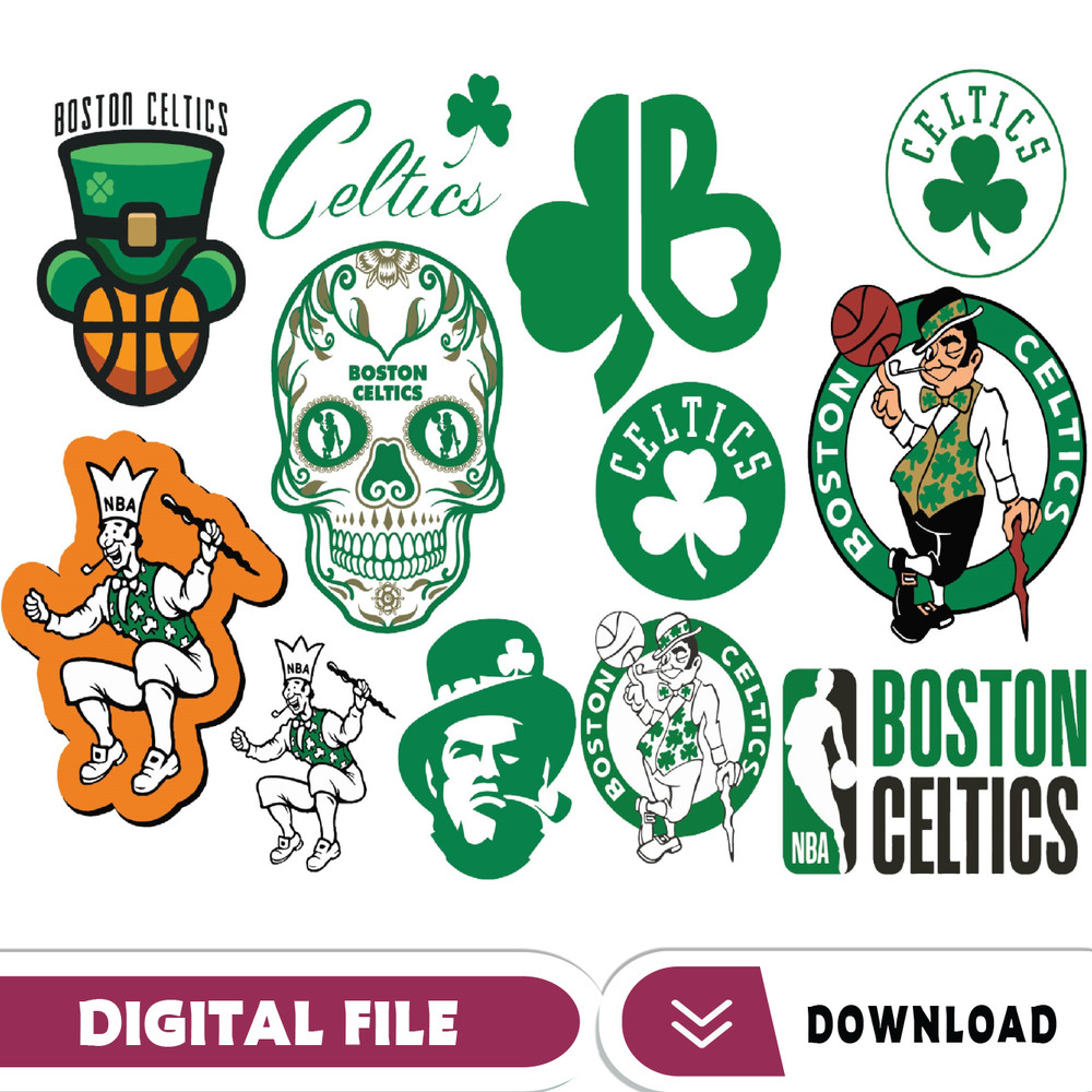 Celtic Baston Svg Vector Bundle, NBA Svg, Png, Dxf, Bundle Svg Files.jpg