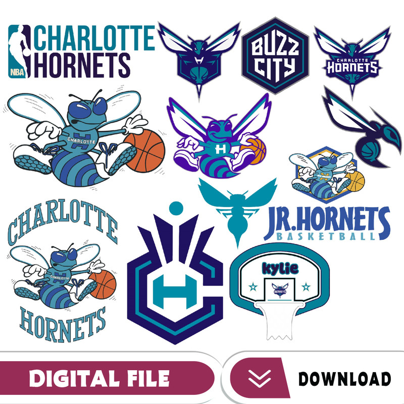 Charlotte Hornets svg, Basketball Team Svg, Digital Download, NBA Teams Svg, Basketball Shirt Svg, Charlotte Basketball.jpg