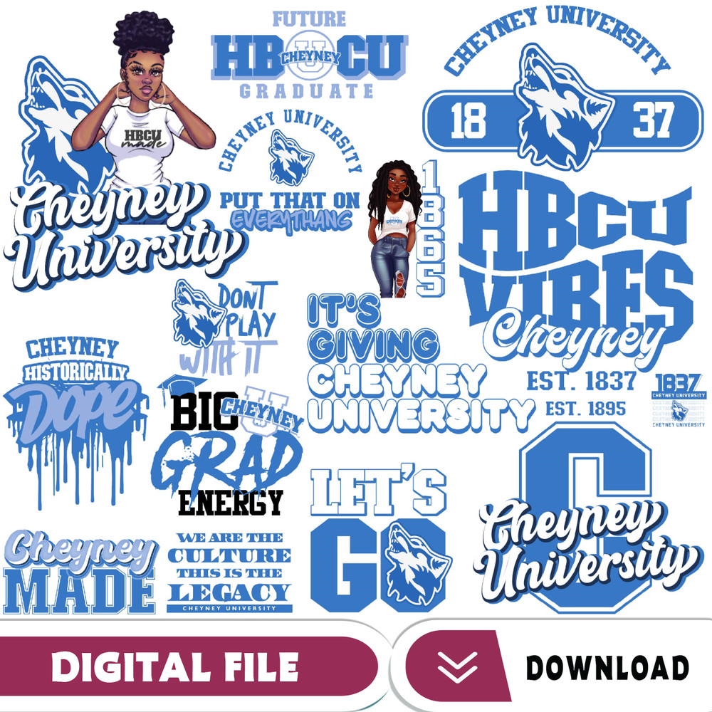 Cheyney University Svg, Hbcu Collection, New Hbcu 2023, Hbcu Svg, Historically Black College Designs Svg, Svg For Cricut.jpg
