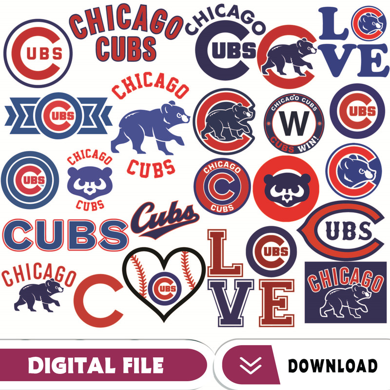 Chicago Cubs Baseball Team Svg, Chicago Cubs Svg, Bundle Files,  MLB Svg,  MLB Svg, Png, Dxf, Eps, Instant Download.jpg