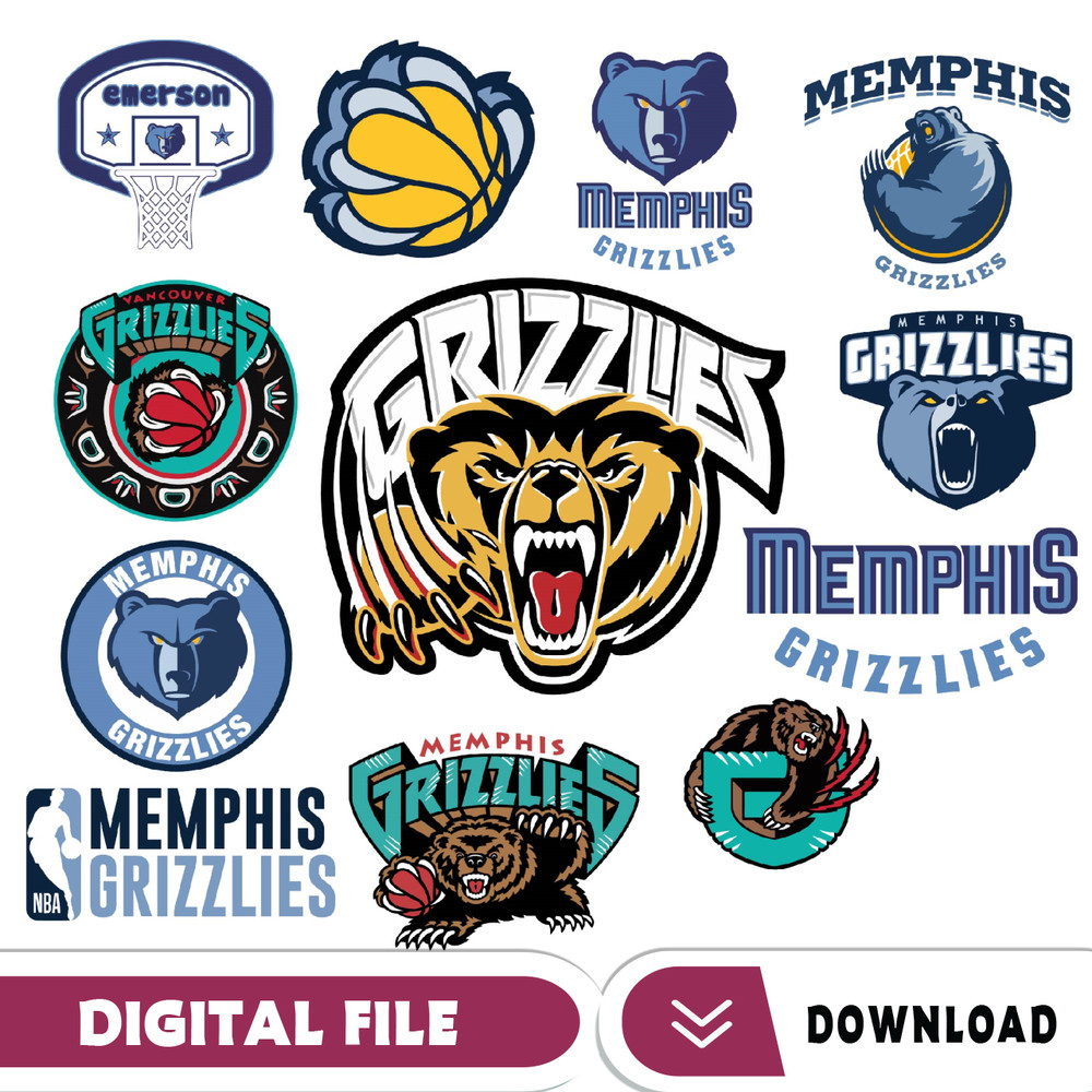 Memphis Grizzlies svg, Basketball Team svg, NBA Teams Svg, Png, Dxf, Basketball Clipart, Svg For Cricut.jpg