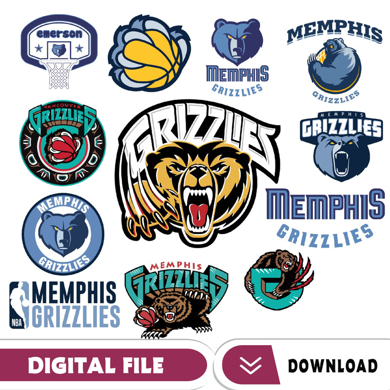 Memphis Grizzlies svg, Basketball Team svg, NBA Teams Svg, Png, Dxf, Basketball Clipart, Svg For Cricut.jpg