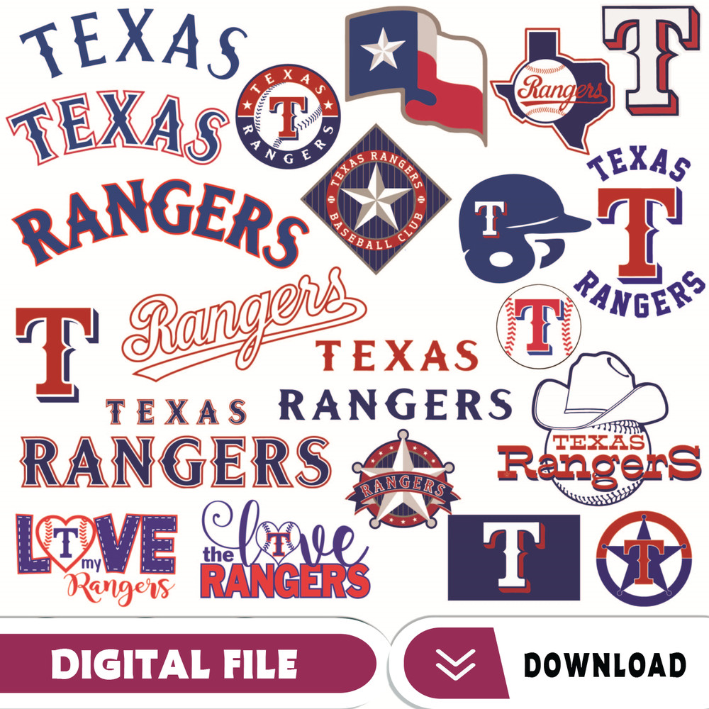 Texas Rangers Baseball Team Svg, Texas Rangers Svg,  MLB Svg,  MLB Svg, Png, Dxf, Eps, Instant Download, Bundle Files.jpg