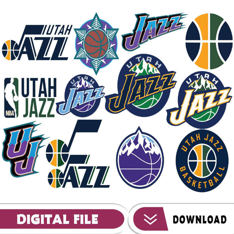 Utah Jazz svg, Sport svg, Basketball Team svg, NBA Teams Svg, Png, Dxf, Instant Download.jpg