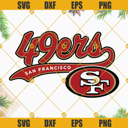 49ers svg, san francisco 49ers svg, san francisco 49ers svg png dxf eps cricut silhouette, san francisco 49ers logo svg