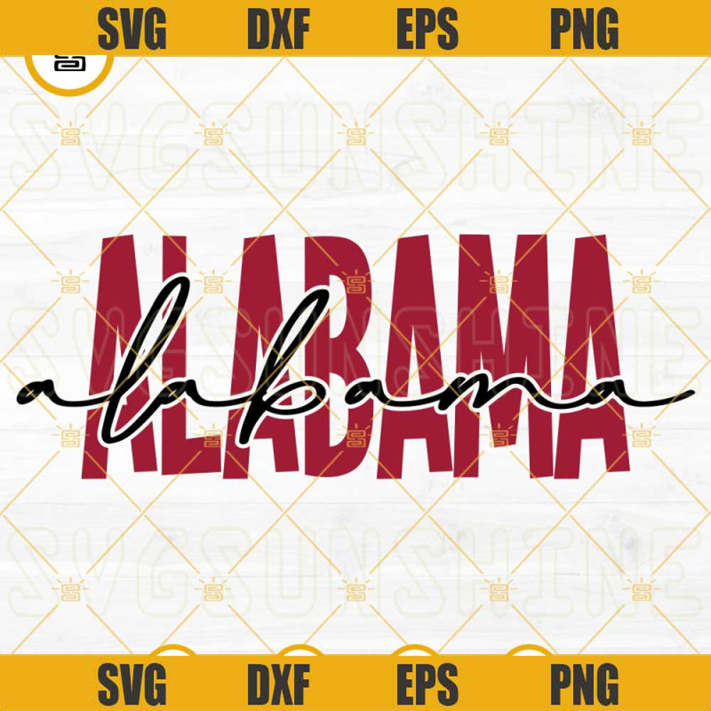 Alabama SVG, Alabama Football SVG PNG DXF EPS Digital Design.png