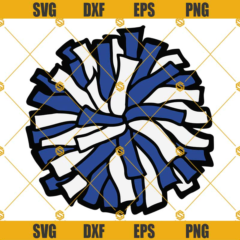Blue White Pom Pom SVG Cricut Silhouette.jpg