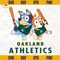 Bluey Oakland Athletics Baseball SVG PNG DXF EPS.jpg