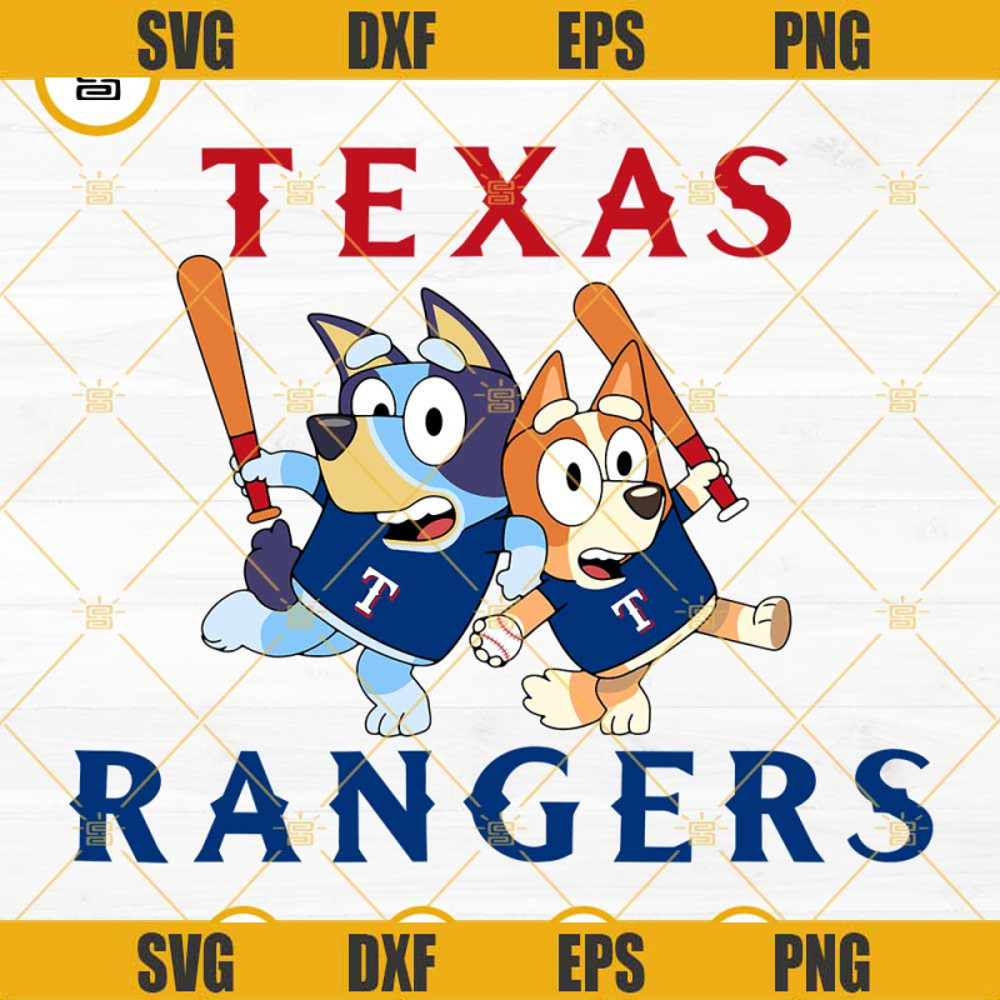 Bluey Texas Rangers Baseball SVG PNG DXF EPS.jpg