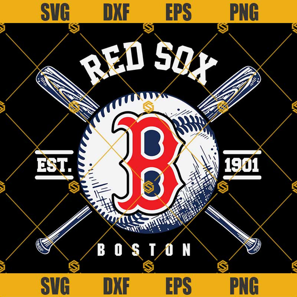 BOSTON RED SOX Svg, Baseball Team Est SVG.jpg