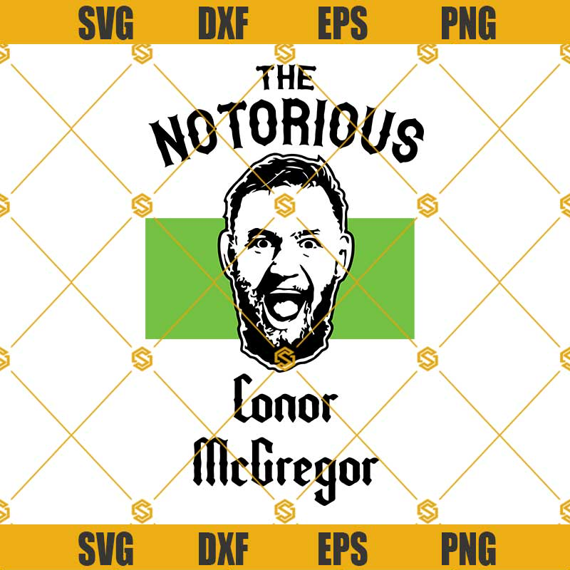 Conor McGregor SVG, UFC, Dublin, Ireland, Champion, The Notorious Conor Mcgregor Svg.jpg