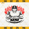 Football Player Tribal SVG, Football Player Flame SVG PNG DXF EPS Cut Files.jpg