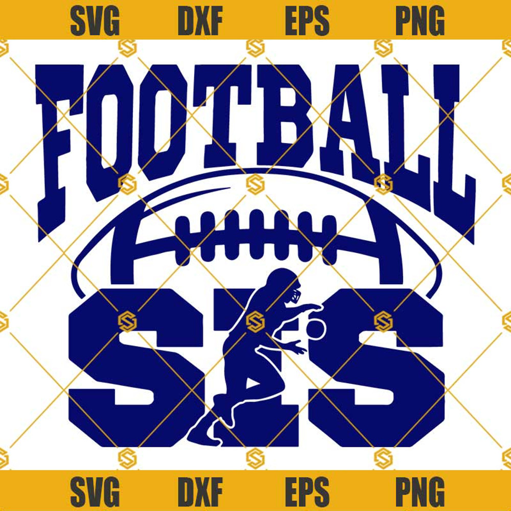 Football Sis SVG, Sister SVG, Football Cut Files Clipart Cricut Silhouette.jpg