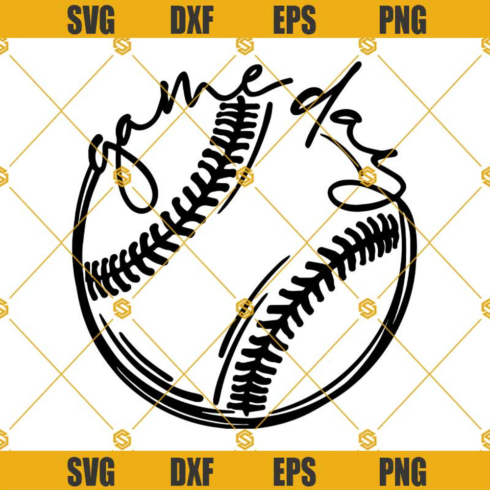 Game Day Baseball Softball SVG PNG DXF EPS.jpg