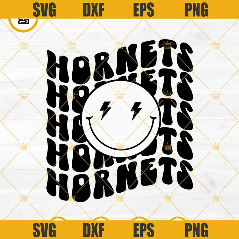 Hornets Smiley Face SVG, Hornets SVG, Hornets Football SVG.jpg
