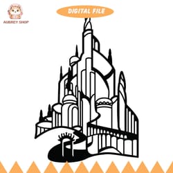 ariels castle svg, king tritons castle svg, little mermaid