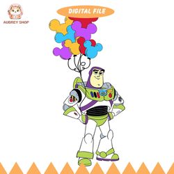mickey balloon buzz lightyear toy story svg